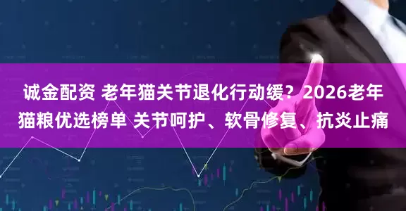 诚金配资 老年猫关节退化行动缓？2026老年猫粮优选榜单 关节呵护、软骨修复、抗炎止痛